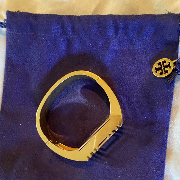 Tory Burch gold hinged FitBit bracelet - Picture 5 of 5